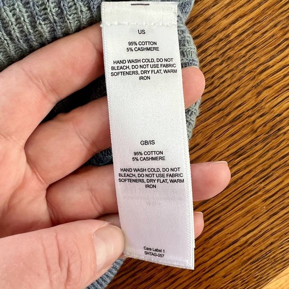 Sherpa Adventure Gear Cotton & Cashmere Crewneck Jacquard Sweater - L - Picture 6 of 6